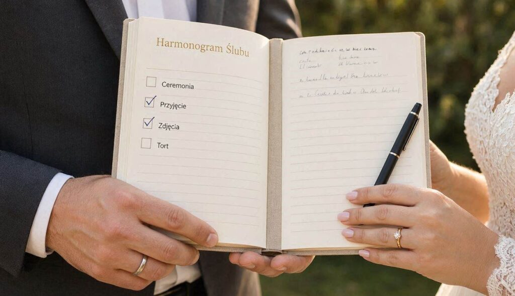 harmonogram przygotowywań do ślubu